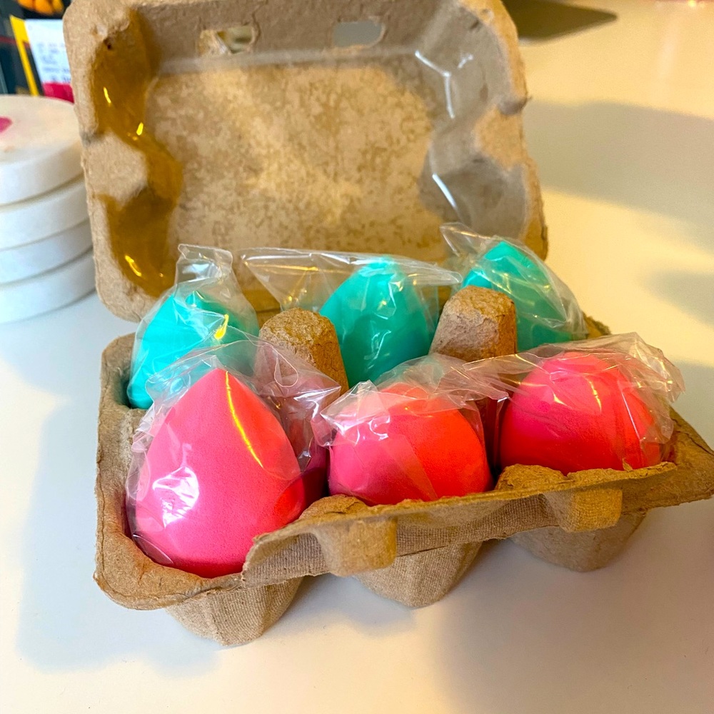 Beauty Bakerie blending eggs